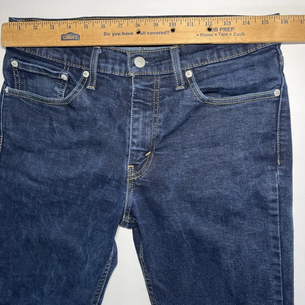 Levi's 511 Blue‎ Jeans Men's 32x34 Dark Wash EUC Preppy Cowboy Western Work